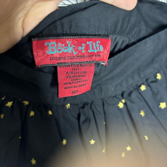 The Book of Life City Starry Mini Skirt A-Line zipper women’s size medium - Picture 5 of 9